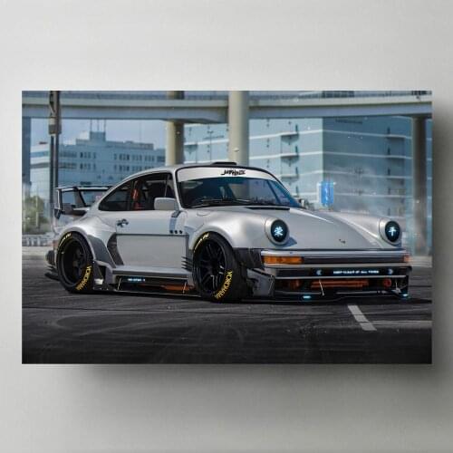 Supercar porsches 930 artwork Game Posters Modern Wall Art Picture Canvas Painting Poster and Prints for Living Room Decor