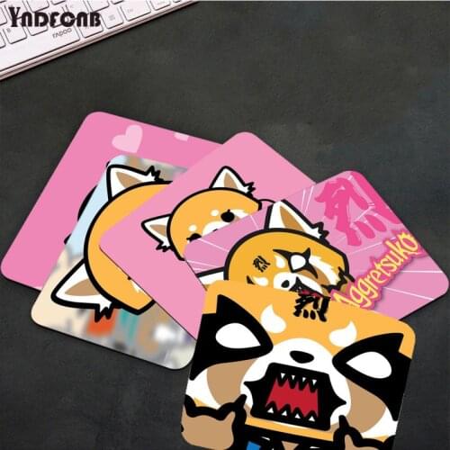 YNDFCNB Hot Sales Aggretsuko Cartoon gamer play mats Mousepad for CS GO/LOL Top Selling Wholesale Gaming Pad mouse