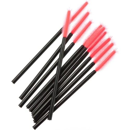 10000pcs/lot Silicone Eye Lash Brushes Tower Shape Disposable Rose Mascara Applicator Wand Make Up Brushes