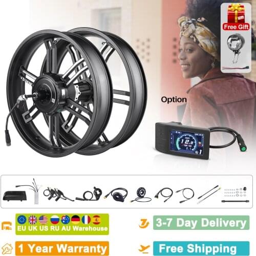 Bafang Hub Motor 48V 750W Electrical Integrate Motor Wheel Electric Bike Conversion Kit for 20inch Fat Bicycle Rear Drive Engine