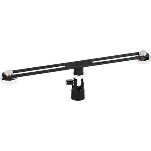 Alctron MAS020 double microphone stand stereo recording dual microphone stand