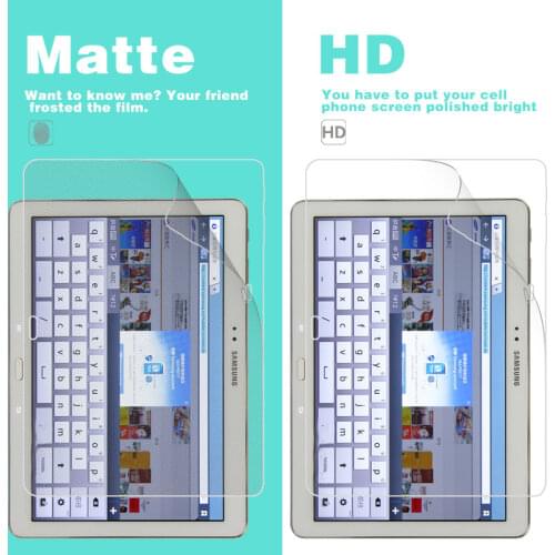 Front PC Anti-Glare Matte Film For Samsung Galaxy Note 10.1 2014 Edition 10.1 " HD Clear Glossy Protective Film LCD Tablet Cover
