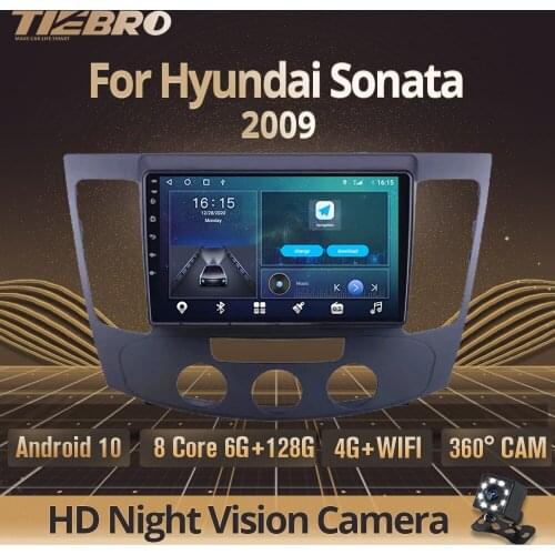 2DIN Android10 Car Radio For Hyundai Sonata 2009 Auto Radio GPS Navigation Stereo Receiver DSP Car Multimedia Player NO 2DIN DVD