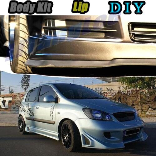 Car Bumper Lip Front Spoiler Skirt Deflector For Hyundai Getz Prime Click TB Brisa Inokom Car Modified Body Kit VIP Hella Flush
