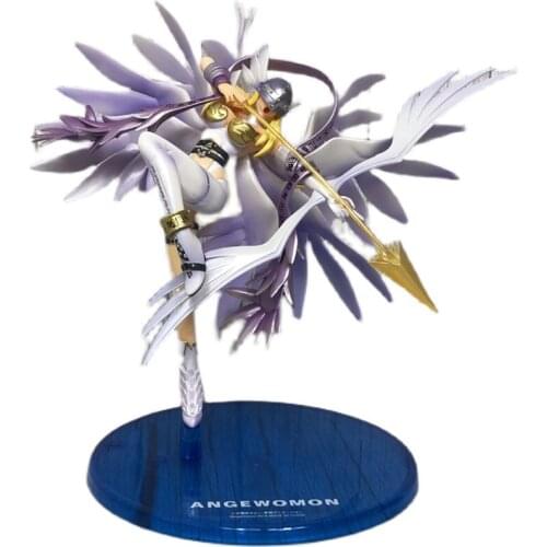Digimon Adventure Anime Figures Angewomon Angemon Garurumon and Ishida Yamato Greymon and Taichi Yagami Model Ornament