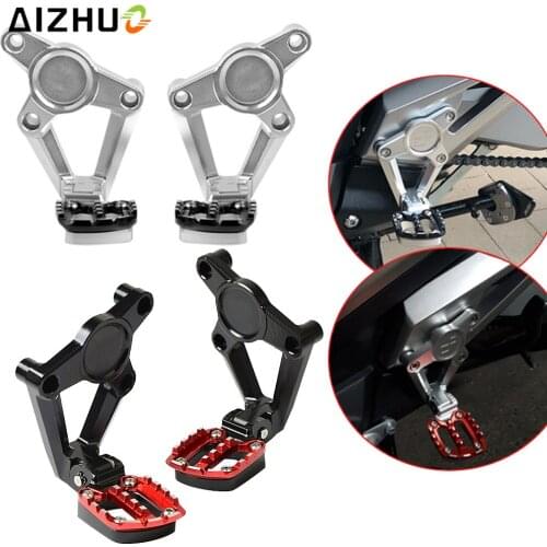 For HONDA X ADV XADV X-ADV 750 2017 2018 Motorcycle Accessories Folding Rear Foot Pegs Footrest Passenger Rear foot Set