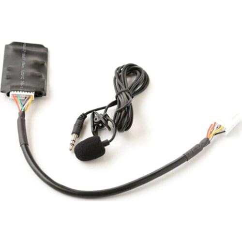 For Toyota RAV4 Bluetooth AUX Adapter Handsfree Disc Box Harness with Microphone