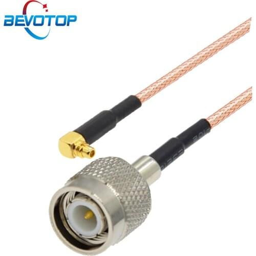 RG316 Pigtail TNC Male to MMCX Male Right Angle Plug Adapter Cable PCI WIFI WLAN Antenna Jumper Extension Cord RF Coaxial Cable