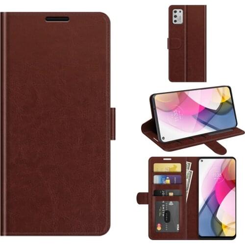 Flip Leather Cover For MOTO E7 Power Edge Plus G Stylus 2021 Play G100 G30 G50 Phone Case Magnetic Attraction With Wallet Card