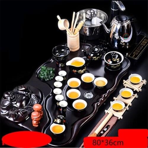 Fu Gongfu Kuchnia Teaset Keukenhulpjes Organizer Shabby Chic Afternoon Teapot Pot Home Decoration Accessories Chinese Tea Set