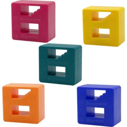 2 In 1 Quick Magnetizer Demagnetizer Mini Magnetic Pick Up Repair Tool for Electric/Manual Screwdriver Tips Screw Bits