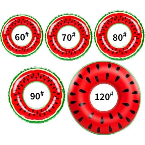 Inflatable watermelon swimming ring fruit children inflatable swimming ring swimming ring lifebuoy