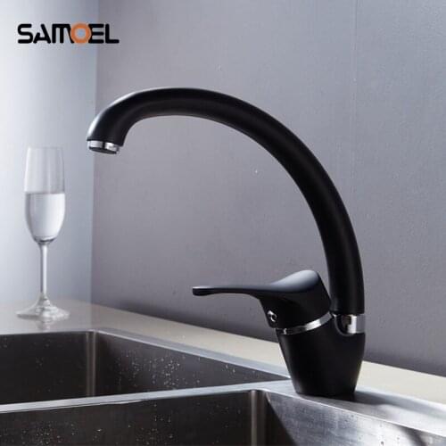 Solid Kitchen Mixer Cold and Hot Kitchen Tap Single lever Hole Water Tap Kitchen Faucet Torneira Cozinha PL8004