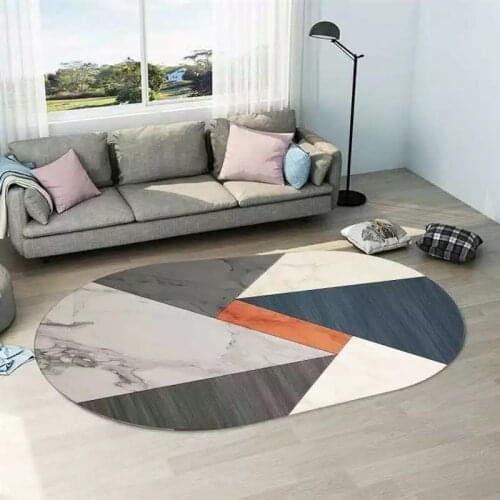 Oval Rugs And Carpets For Home Living Room 3d Mats Floor rug Nordic Rugs Retro Carpet For Bedroom Room Mats For Carpet Kids Room