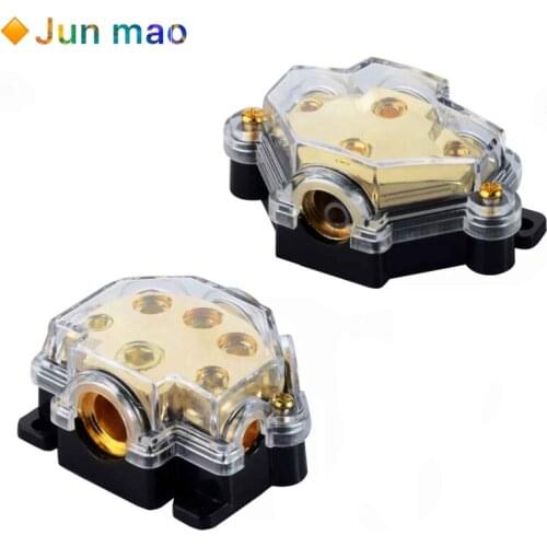 Refitting fuse for car audio power amplifier: 1 out of 3 / 1 out of 5 ground wire box, junction box, junction box, negative pole