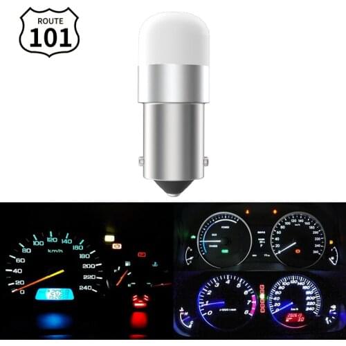 Route101 Car Instrument Panel Light 12V BA9S LED T4W Dashboard Indicator Bulb Auto Lamp Lighting Blue H5W 256 1895 1893 257