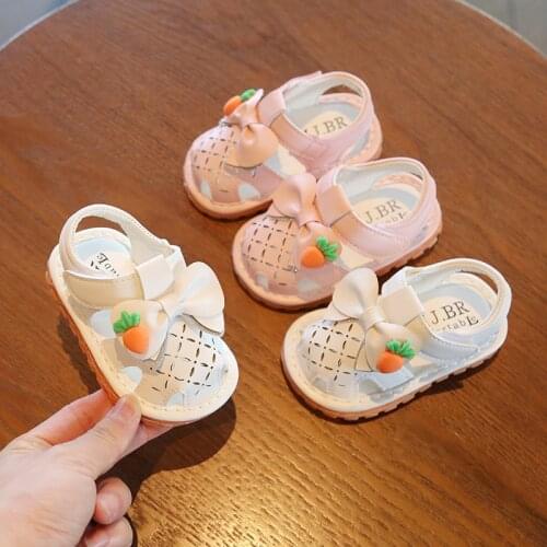 Kids Baby Girls Sandals Cute Infant Shoes Summer Soft-soled Non-slip Toddler Sandals Girls Baby Sandals Shoes Children Sweet