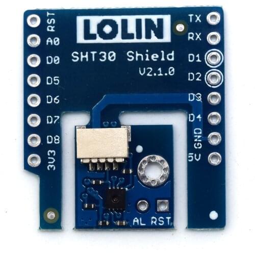 SHT30 Shield V2.1.0 for LOLIN (WEMOS) D1 mini SHT30 I2C digital temperature and humidity sensor module