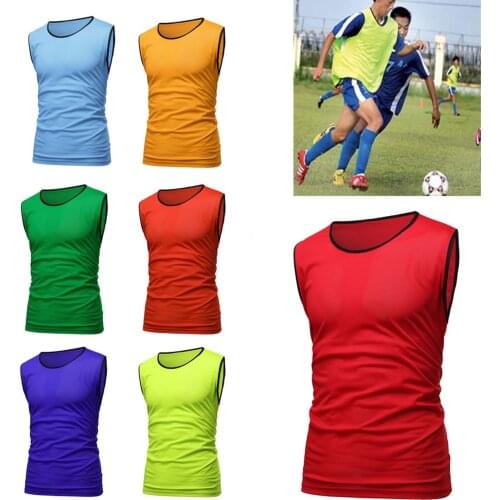 Sports Soccer Football Basketball Team Sports Breathe Training Bibs Vests Scrimmage Vests Mesh Adult Youth Pinnies Jerseys