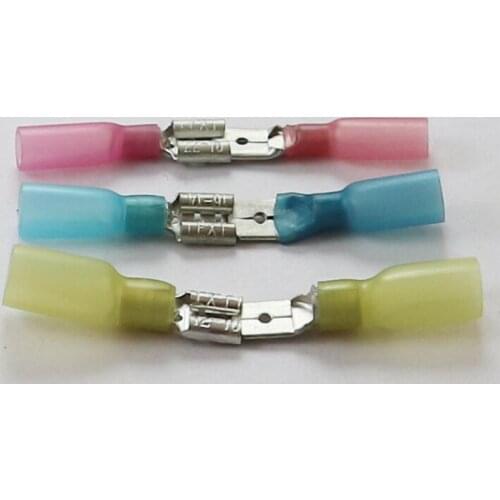 Freeshipping Electrical Waterproof Seal Heat Shrink Terminals 22-10AWG(0.5-6.0mm Square) MDD1.25 2 5.5-250 FDD1.25 2 5.5-250