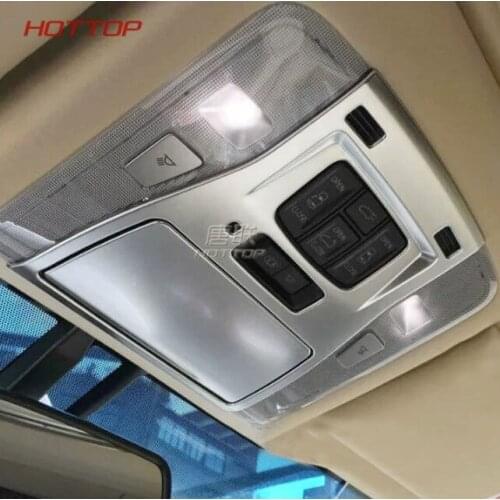 TopUnion For Toyota Alphard Vellfire 2016 2017 2018 2019 2020 Car Styling Matte Interior Front Reading Light Lamp Trim Frame