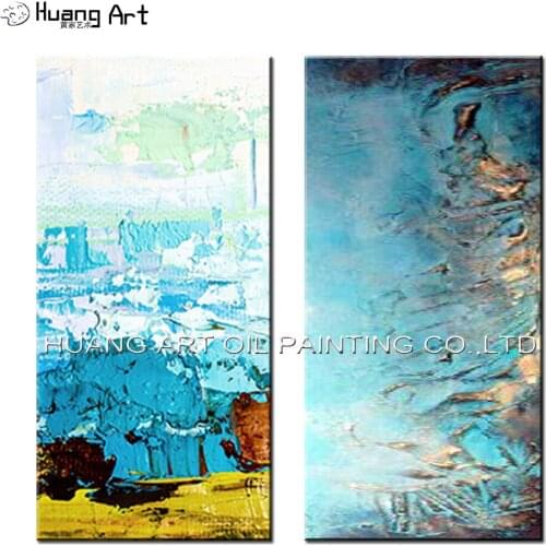 Unique Design Artist Handmade Abstract Landscape Oil Painting on Canvas Modern Art Picture for Home Wall Decoration Painting