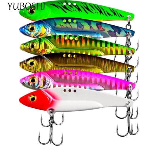 YUBOSHI 2021 Newest VIB Metal Fishing Lure 10G-20G Sinking High-Quality Beak/Bass Fishing Lure 6 Colors Available