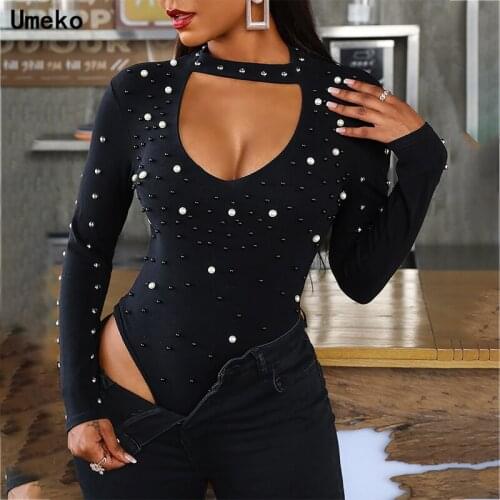 Women Bodysuits Diamond Studded Bodysuits Casual Sexy rhinestone Long Sleeve Jumpsuits Enterizos Para Mujer Largos dropshipping