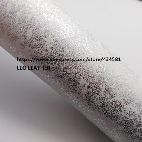 2PCS 21X29CM Synthetic Leather Metallic Silver Leather Fabric for DIY accessories sofa handbags and shoes 3S03A