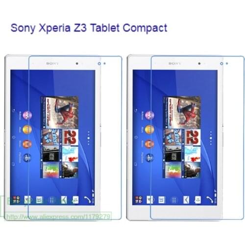 2PCS Clear/Matte For Sony Xperia Z3 Tablet Compact SGP621 8 inch HD Front LCD Screen Protector Z3C Screen protective Film