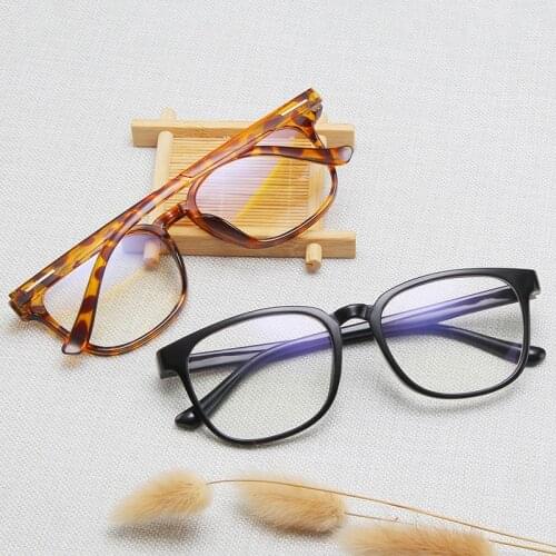 2021 Computer Eyeglasses Frames Women Anti Blue Light Clear Glasses Men Optical Square Eyewear Gaming Spectacles Eyeglasses