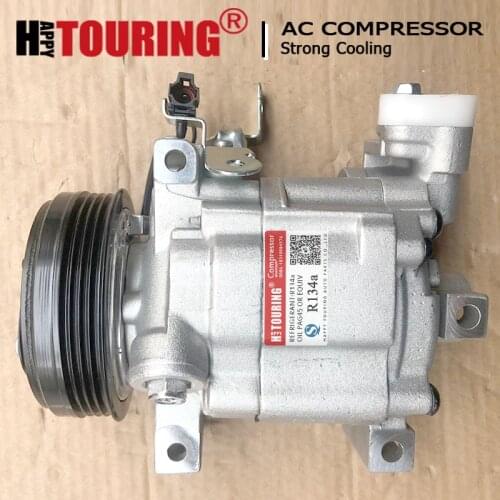 CAR AC Compressor DKV10R for Subaru Impreza 1.5 2.0 2.5 Forester 73111FG000 73111FG001 73111FG002 506021-7561 506021-7561 4PK
