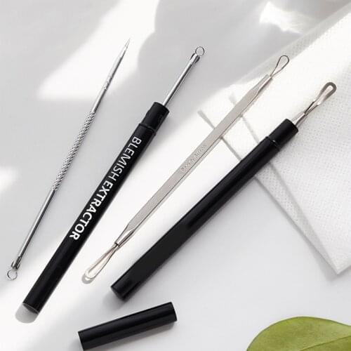 Double Head Blackhead Removal Needles Dots Cleaner Acne Blemish Remover Needles Set Black Spot Pore Cleanser Skin Care Tool