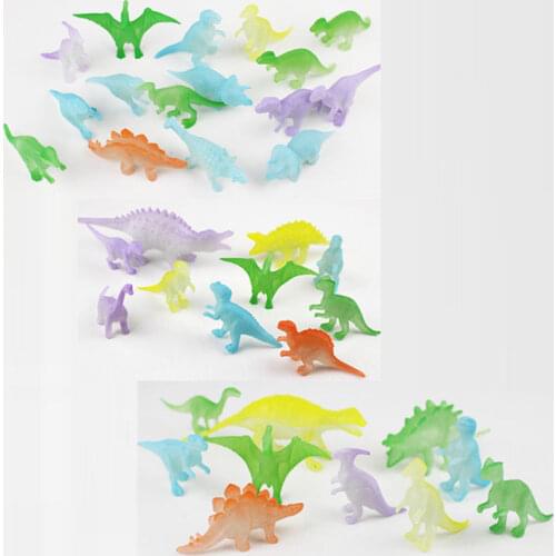 Glow In The Dark Dinosaurs Model Novelty Luminous Toys Educational Toys for Children Room Decoration Ornament Dino Action Figure