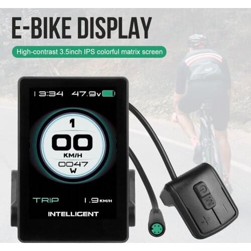 New eBike 860C Display For Electric Bicycle Bafang Mid Drive Motor Conversion Kit Parts Electric Bike LCD Display Speedometer