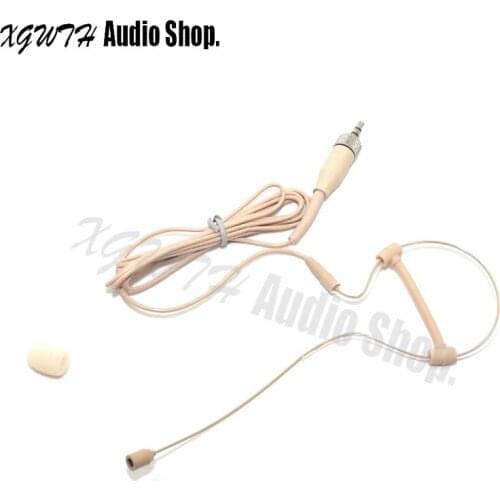 Single Ear Microphone Hook Omnidirectional Head Wearing Condenser Headset Mic For Sennheiser Wireless System Stage Performance
