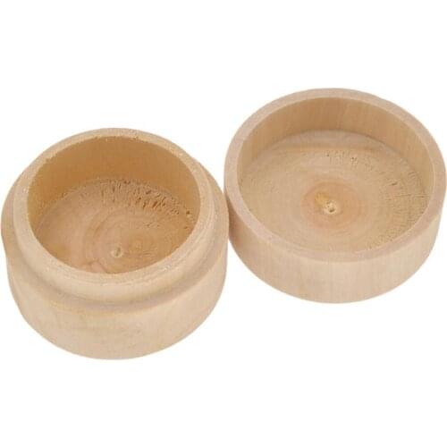Mini Round Pine Wood Ring Jewelry Trinket Soap Box Storage Container Gift Case Round Gift Box Portable Useful Gift Pine Box
