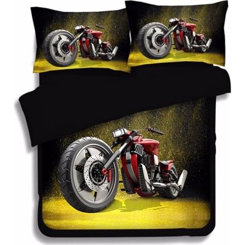 3D Digital printing Motorcycle Bedding set duvet cover Ghost Rider comforter bedding sets Twin Full Queen King AU UK US 10 Size