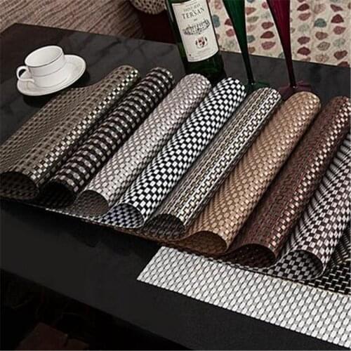 Simple Classic Quality Table Napkin Towels Dining Table Mats Cotton Place Mats Plate Mat Coasters 1Pc Home Pad Coaster