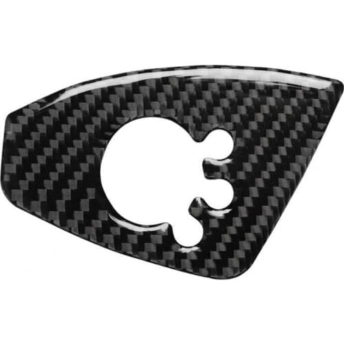 Car Door Button Sticker Self-adhesive Waterproof Carbon Fiber Right Drive Car Door Button Frame Trim for Audi TT 8n 8J MK123 TTR