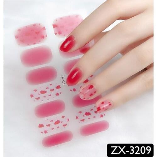 1 Sheet Japanese Nail Sticker Full Cover Nail Art Wraps Decorations DIY Manicure Slider Nail Nails Decals Manicure Art