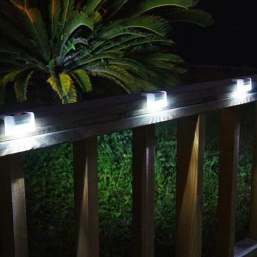 2019 NEW LED Solar Railing light Step light Outdoor lamps waterproof portable solar lamps solar light for garden landscape lawn