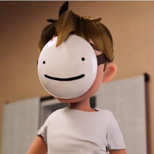 NEW Halloween Masks Dreams Cosplay Masks Cartoon Anime White Smile Masks Helmet Halloween Costume Props Party Accessories