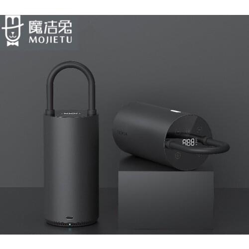MOJIETU Portable Smart Digital Tire Pressure Detection Type C Charging Electric Inflator Pump For Bike Motorcycle Car Football