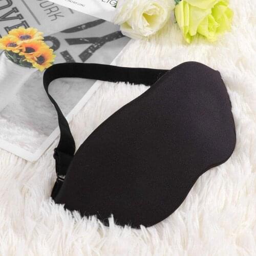 Sleeping Blindfold Eye Mask Rest Relax Eye Patch Universal Travel Padded Shade Memory Sponge Cover Soft Natural Sleep 3D Sl D5M8