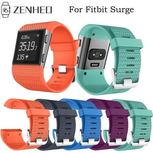 Silicone Strap Replacement Wrist Band Watch Strap for Fitbit Surge Watchband with Tools for Fitbit Surge Tracker Watch Band