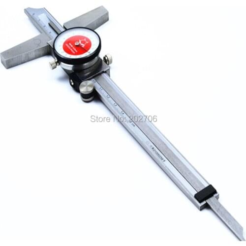 0-150mm Dial Depth Gauge depth vernier caliper with dial 6inch
