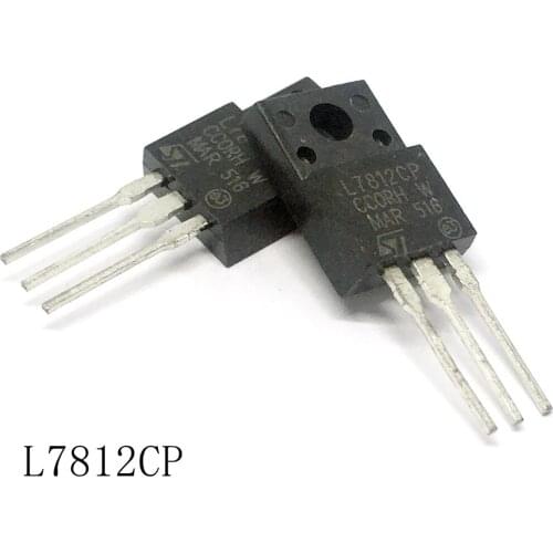 Stabilovolt tube L7812CP TO-220F 1.5A/12V 10pcs/lots new in stock