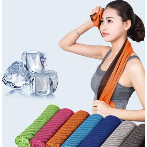 Magic cooling towel two-tone 30*100cm Enduracool Instant Cold Exercise Summer Sport Hypothermia Dura Cold Towel