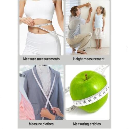 066E Soft 39/60 inches Sewing Tailor Tape Body Measuring Measure Ruler Dressmaking Flexible Ruler Weight Loss